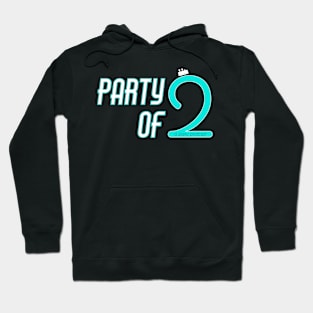 Party of Two Logo Hoodie